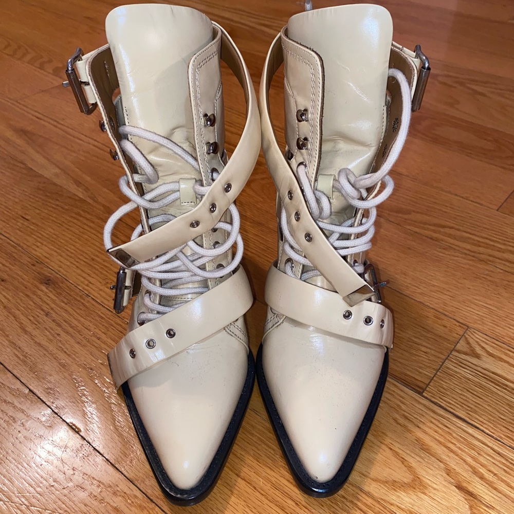 Chloe Rylee Lace-up Booties